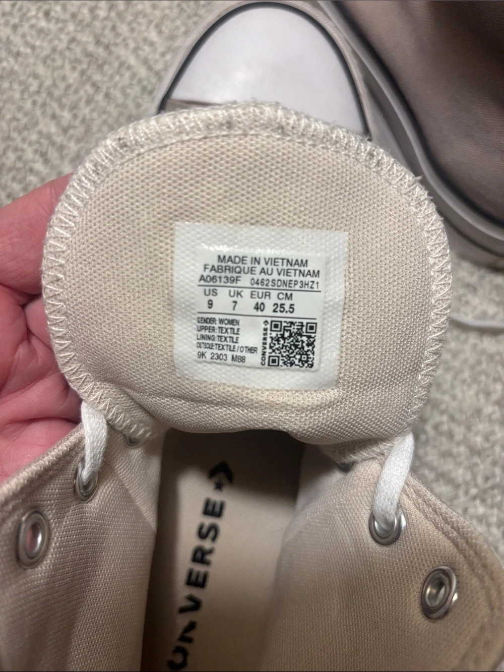 Converse Chuck Taylor All Star Lift Platform Hi Top Sneakers Wonder Stone